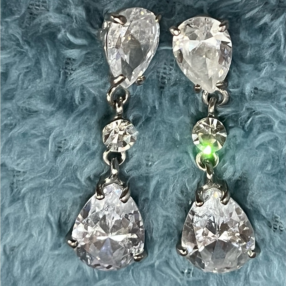 Elegant Silver Drop Earrings